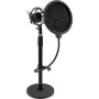 OMNITRONIC MSP-1 Βάση Μικροφώνου με Αντικραδασμική Αραχνοειδή Βάση και Pop Filter 60006024