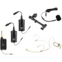 OMNITRONIC σετ FAS TWO διπλό UHF ασύρματο σύστημα με 2 πομπούς τσέπης, ακουστικό και μικρόφωνο ακουστικής κιθάρας (660-690 MHz) 20000973