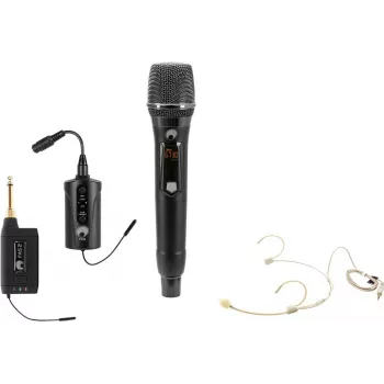OMNITRONIC Σετ FAS TWO + Δυναμικό ασύρματο μικρόφωνο + Bodypack + Headset 660-690MHz (20000970)