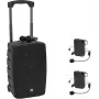 OMNITRONIC WAMS-10BT2 MK2 φορητό PA σύστημα με 2 UHF πομπούς τσέπης και μικρόφωνα headset (20001024)