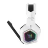 ONIKUMA B100 Ενσύρματο Gaming Headset με Μικρόφωνο, Λευκό
