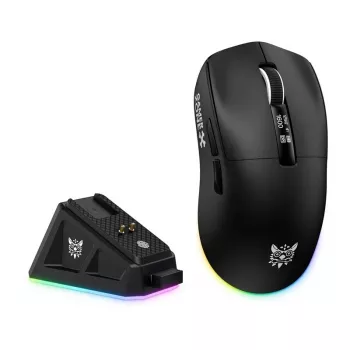 ONIKUMA DM07 RGB Ποντίκι gaming Μαύρο 6400 DPI Ενσύρματο Οπτικό 7 κουμπιά
