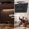 ONKRON N3LE-B Βάση οροφής για τηλεοράσεις 50-75 ιντσών, μαύρη