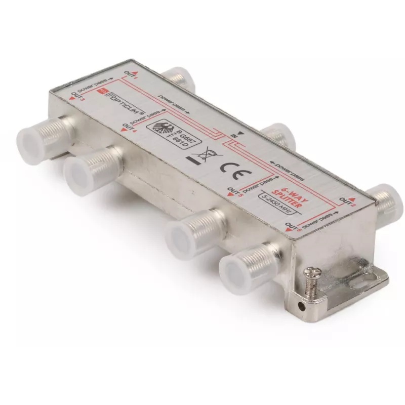 OPTICUM Διανομέας σήματος DVB-T/SAT 1x6 5-2400 MHz