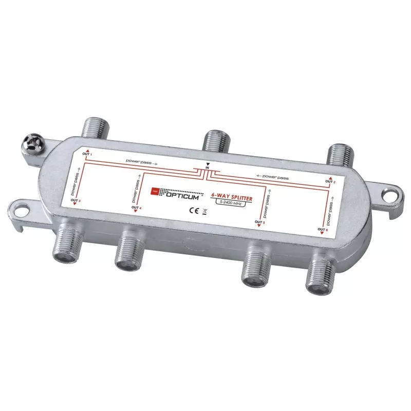 OPTICUM Διανομέας σήματος DVB-T/SAT 1x6 5-2400 MHz