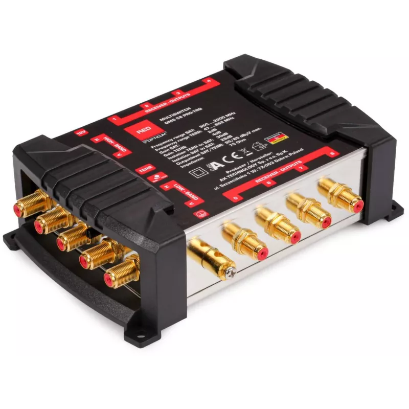 Opticum OMS 5/8 PRO-TRQ πολυδιακόπτης 5 in 8 out (Platinium Line)