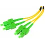 OPTIX Singlemode Duplex καλώδιο patch SC/APC σε SC/APC 1m LSZH κίτρινο