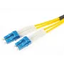 OPTIX Καλώδιο patch οπτικών ινών Singlemode Duplex LC/UPC σε LC/UPC 3m LSZH Κίτρινο