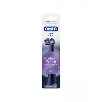 Oral-B iO Whitening Κεφαλές Βούρτσας 4 τεμ. (Μαύρες)