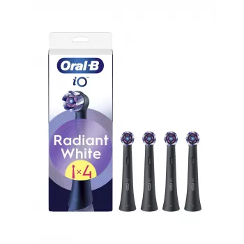 Oral-B iO Whitening Κεφαλές Βούρτσας 4 τεμ. (Μαύρες)