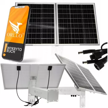 ORLLO SM6030 PRO 60W Φορητό ηλιακό πάνελ φορτιστής με 4 πτυσσόμενα μονοκρυσταλλικά πάνελ, USB-C PD 45W, USB-A QC3.0, DC-έξοδος για powerbanks, smartphones, laptops