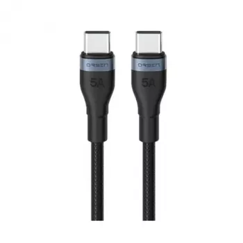 Καλώδιο ORSEN S53 USB-C σε USB-C 3A 1m Μαύρο