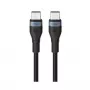 Καλώδιο ORSEN S53 USB-C σε USB-C 3A 1m Μαύρο