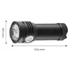 OSRAM P9 LED επαναφορτιζόμενος φακός USB 3300 lm μαύρος