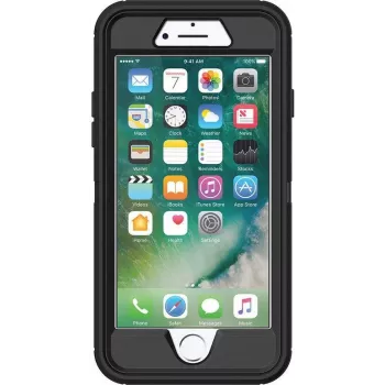 OtterBox Defender Series Apple iPhone 7 - ProPack Each - θήκη προστασίας βαριάς χρήσης - πολυανθρακικό, συνθετικό καουτσούκ - μαύρο - για Apple iPhone 7, 8, SE (2nd Generation), SE (3rd Generation)