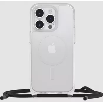 OtterBox React θήκη με λουράκι για Apple iPhone 15, MagSafe, διαφανές
