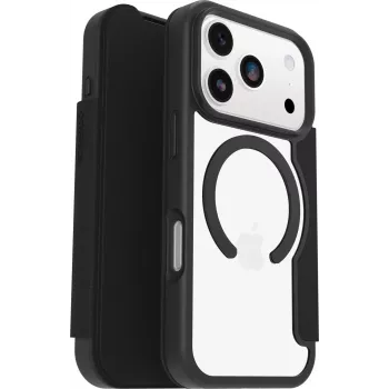 OtterBox React Folio MagSafe για iPhone 17 Pro Black Crystal - Clear/Black