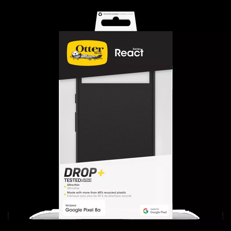 OtterBox React Series Θήκη για Google Pixel 8a - Μαύρο