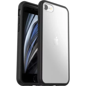 OtterBox React Series Πίσω Κάλυμμα Κινητού Τηλεφώνου - Black Crystal - για Apple iPhone 7, 8, SE (2nd Gen), SE (3rd Gen)
