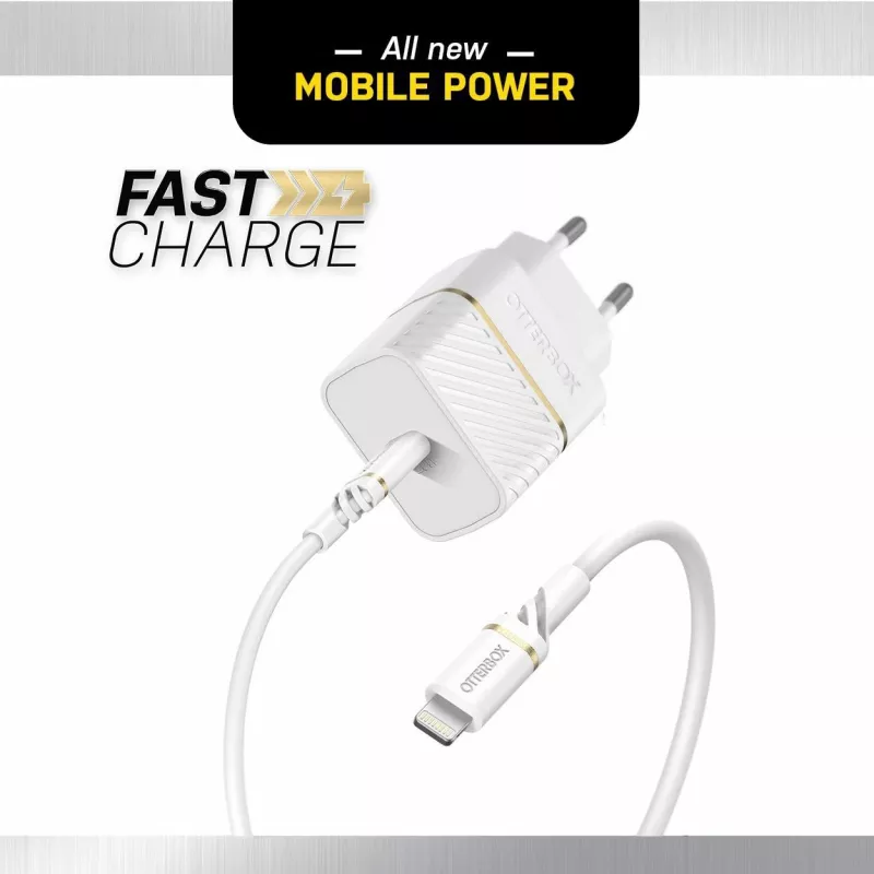 OtterBox φορτιστής τοίχου 20W USB-C PD 3.0 Cloud Dust λευκό