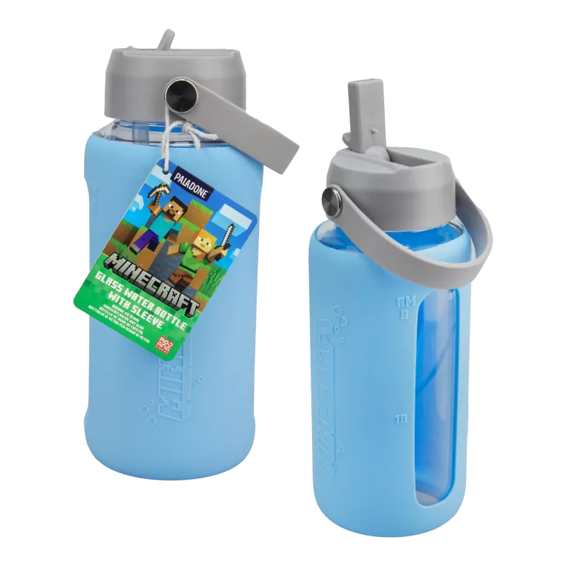 Paladone Minecraft Γυάλινο Παγούρι 450 ml Σχέδιο Creeper
