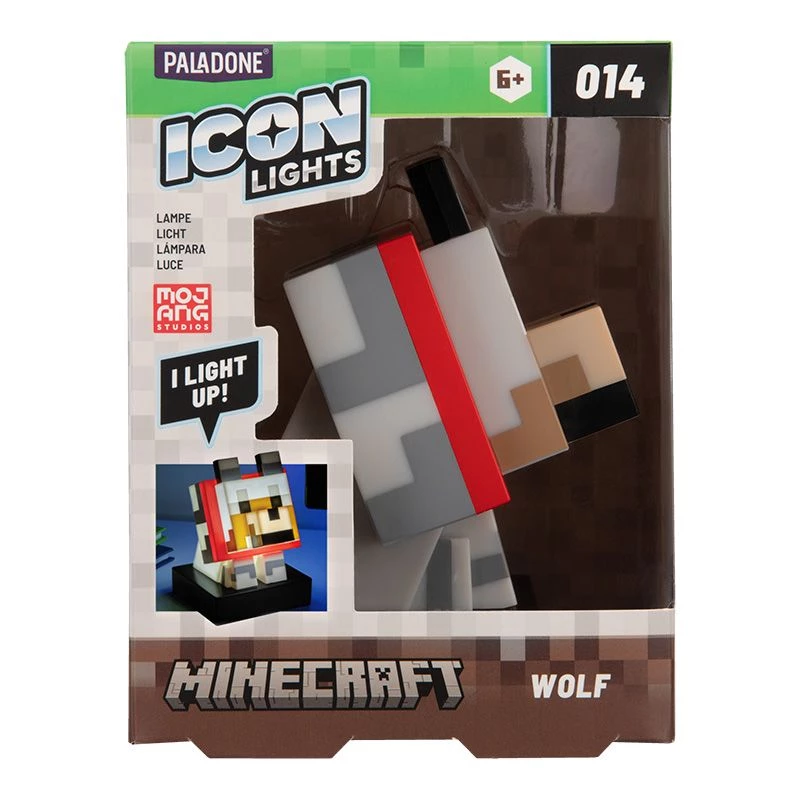 Paladone Minecraft Wolf Icon Φως