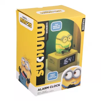 Paladone Minions Icon Ξυπνητήρι - Ψηφιακό LED, τροφοδοσία USB, Snooze