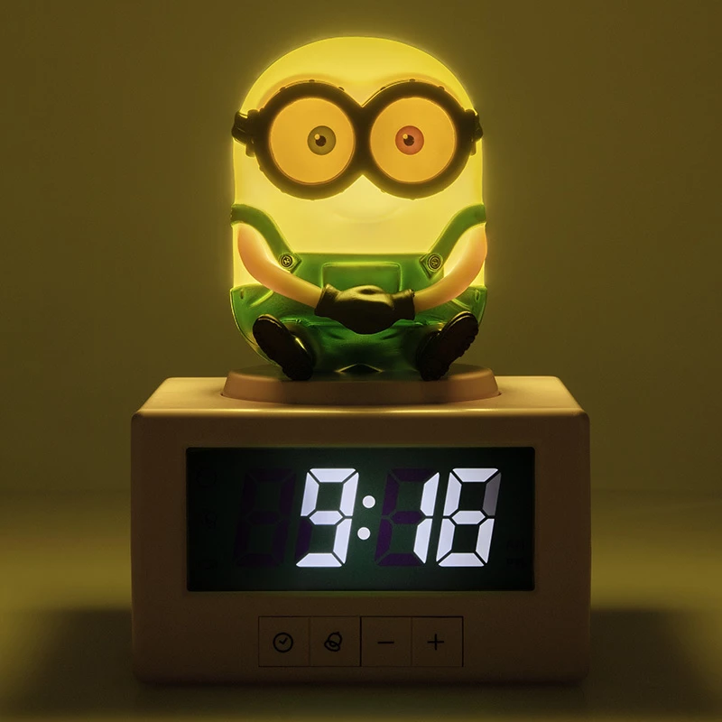 Paladone Minions Icon Ξυπνητήρι - Ψηφιακό LED, τροφοδοσία USB, Snooze
