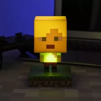 Paladone PP6591MCF Minecraft Alex Icon Light - LED Νυχτερινό Φωτάκι USB, Πολύχρωμο Εναλλασσόμενο