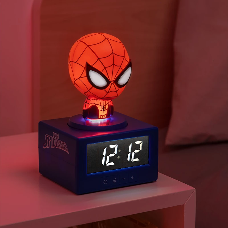 Paladone Spider-Man Icon ξυπνητήρι - ψηφιακό LED, κόκκινο/μαύρο