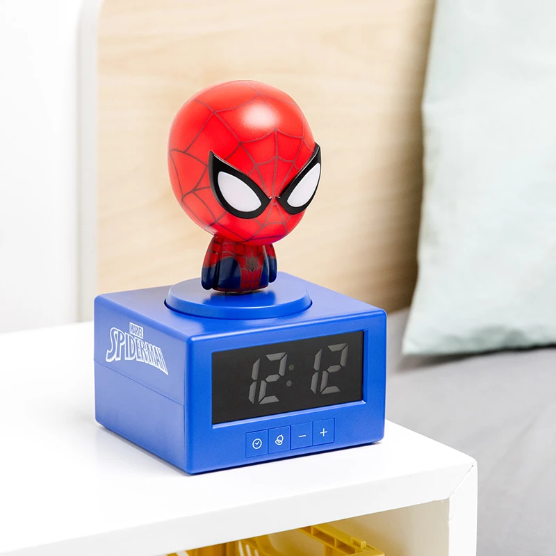 Paladone Spider-Man Icon ξυπνητήρι - ψηφιακό LED, κόκκινο/μαύρο
