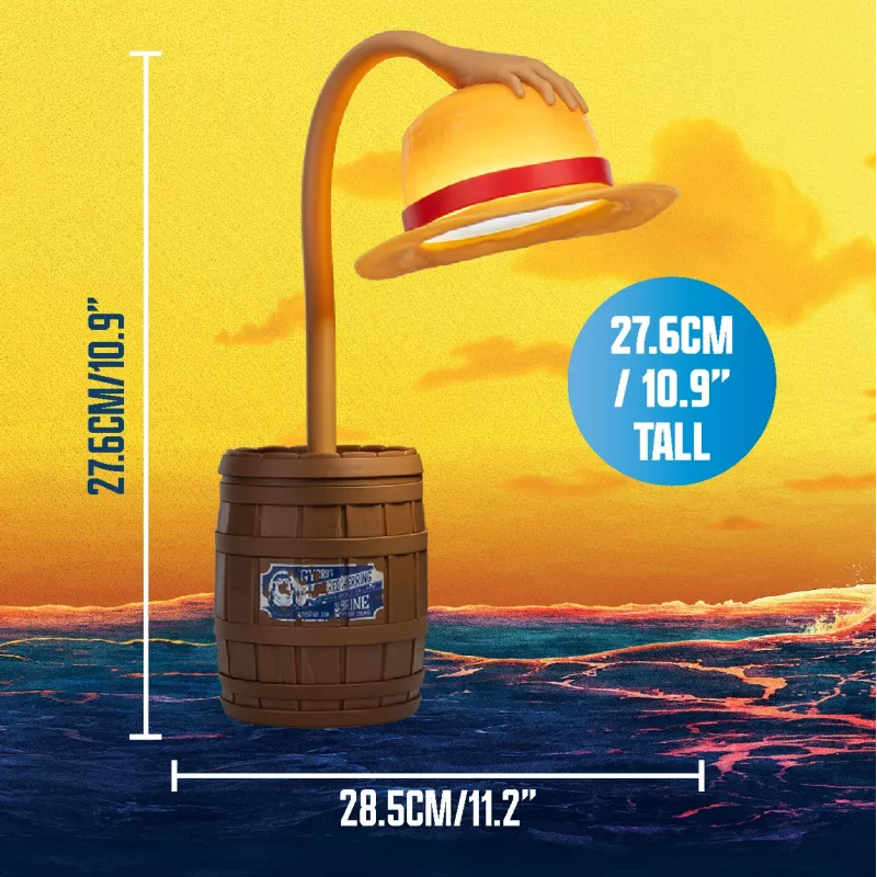 Paladone Straw Hat Posable Light - One Piece Luffy Επιτραπέζιο φωτιστικό, LED τροφοδοσίας USB