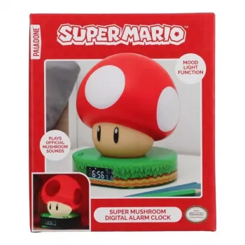 Paladone Super Mushroom Ψηφιακό Ξυπνητήρι