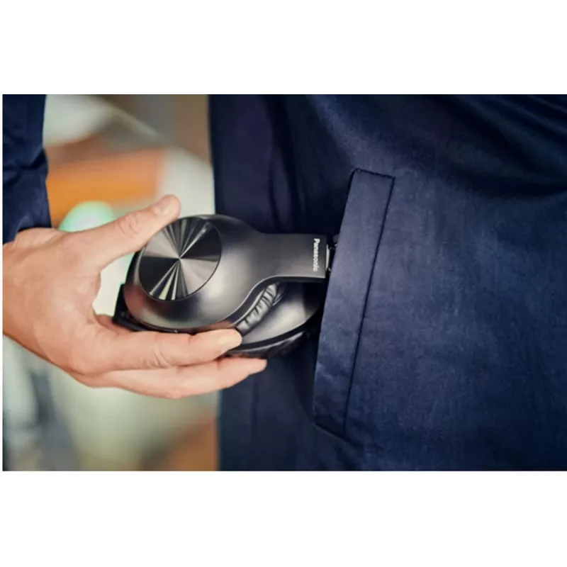 Panasonic RB-HX220BDEK On-Ear ασύρματα ακουστικά Bluetooth, μαύρο