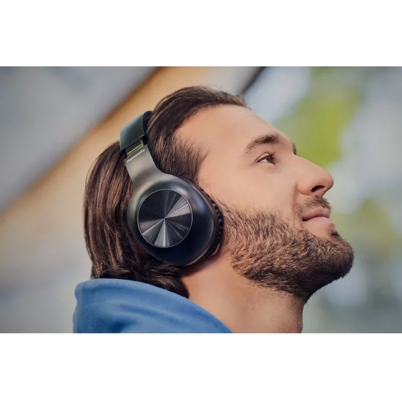 Panasonic RB-HX220BDEK On-Ear ασύρματα ακουστικά Bluetooth, μαύρο