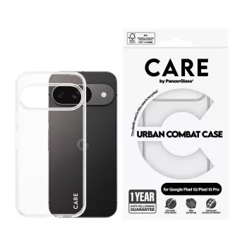 PanzerGlass CARE by Flagship Θήκη Διαφανής Urban Combat με Διαφανές Πλαίσιο για Google Pixel 8 Pro