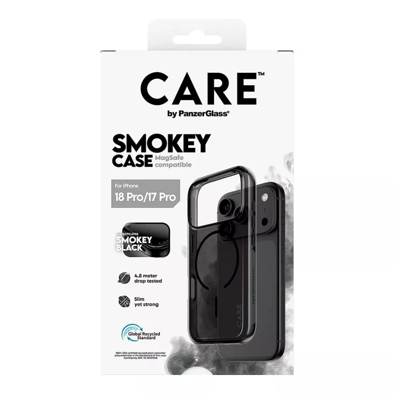 PanzerGlass CARE Θήκη Smokey με Μαύρο MagSafe για iPhone 17 Pro