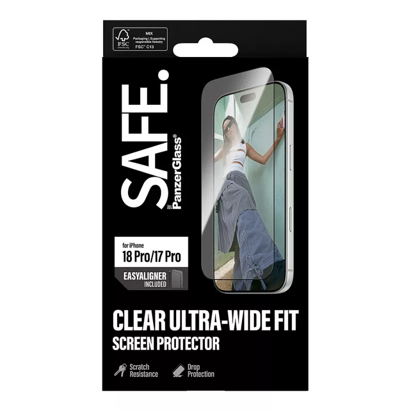 PanzerGlass SAFE. Μεμβράνη προστασίας οθόνης για iPhone 18 Pro / 17 Pro
