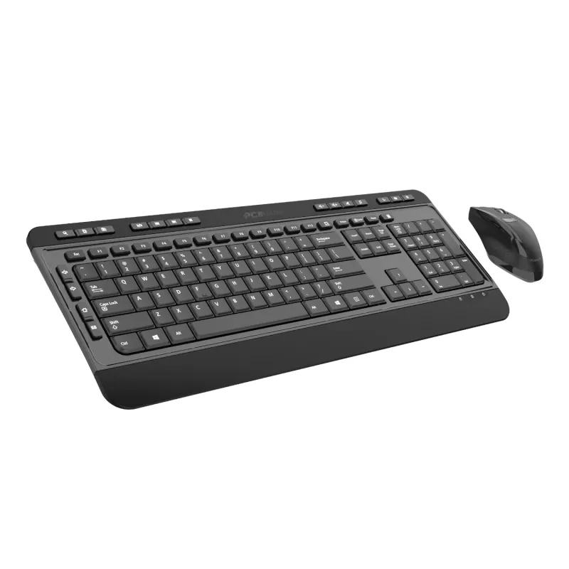 PCBuilder ALPHA Αθόρυβο Ασύρματο Σετ Πληκτρολογίου και Ποντικιού