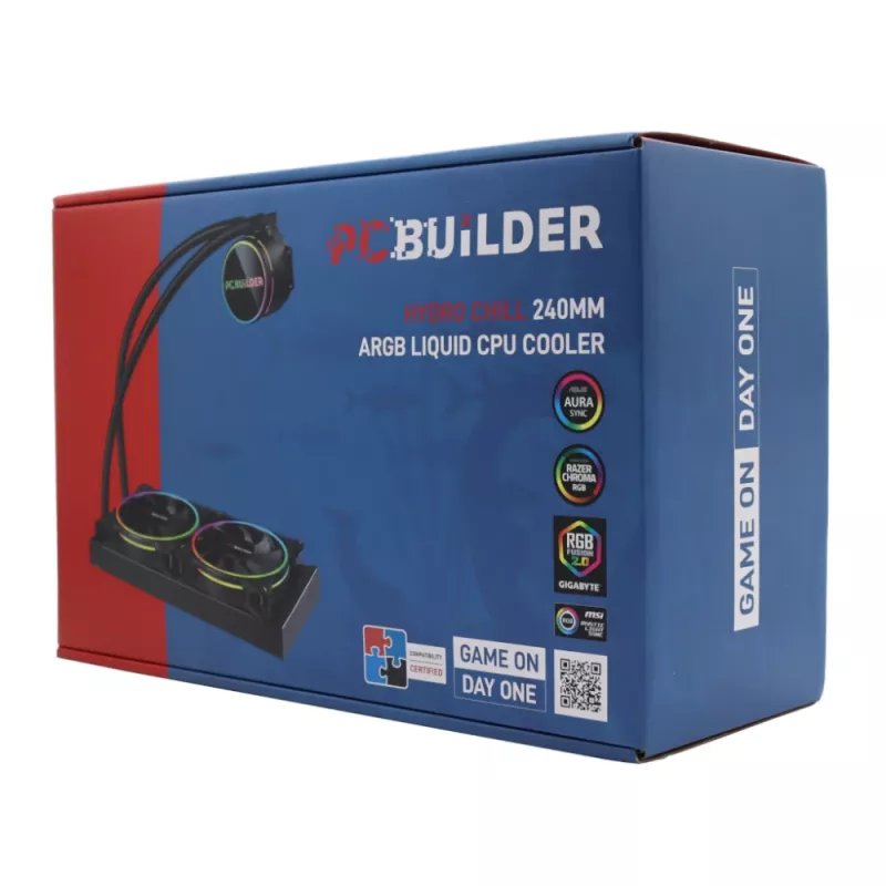 PCBuilder Hydro Chill 240MM AIO Υδρόψυξη CPU ARGB