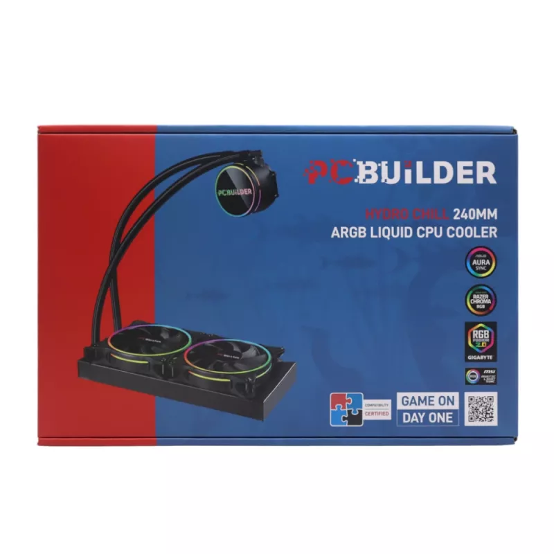 PCBuilder Hydro Chill 240MM AIO Υδρόψυξη CPU ARGB