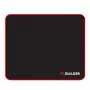 PCBuilder TRACK μικρό mousepad – επιφάνεια υφάσματος, αντι-φθοράς ραμμένες άκρες, αντιολισθητική βάση καουτσούκ, πάχος 3 mm, μαύρο