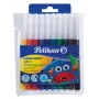 Pelikan 985663 Σετ μαρκαδόρων Fine, 10 διαφορετικά χρώματα, πλενόμενη μελάνη, αεριζόμενα καπάκια ασφαλείας, λεπτή μύτη 1,0 mm