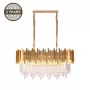 Φωτιστικό οροφής SANNA 8XE14 Μαύρο