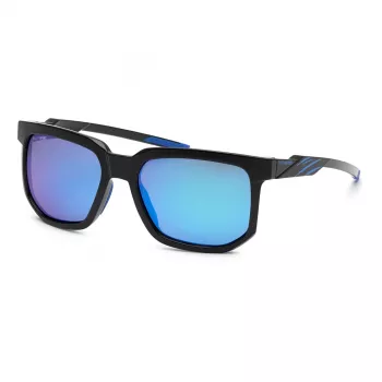 Philipp Plein Sport ανδρικό ορθογώνιο γυαλί ηλίου SSP011-56Z42Z - μαύρος σκελετός γκρι φακοί 56/18/135 mm