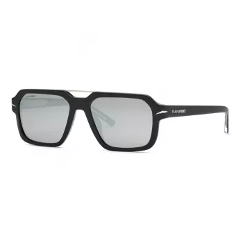 Philipp Plein Sport SSP036-577EPP ανδρικά ορθογώνια γυαλιά ηλίου μαύρο/γκρι 57mm