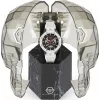 Philipp Plein The Skeleton ανδρικό αυτόματο ρολόι PWPFA0724 46mm μαύρο σιλικόνη