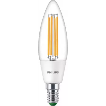 Philips Classic LED Λάμπα κεριού 40W-Äquivalent E14 Θερμό λευκό Διαφανές