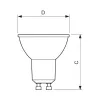 Philips CorePro LED Spot 5-50W GU10 827 36° Dimmable - θερμό λευκό