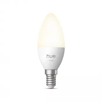 Philips Hue White Λαμπτήρας Κεριού E14 B39 EU Συσκευασία 1 τεμ.